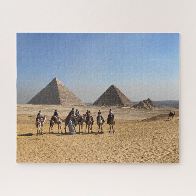 Pyramiden und Kamelen Ägypten (Horizontal)