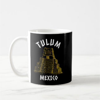 Pyramiden und Maya Ruins Tulum Mexiko Urlaub Kaffeetasse