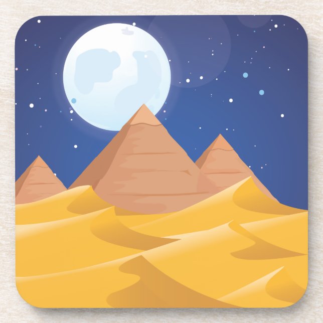 Pyramiden Untersetzer (Vorderseite)