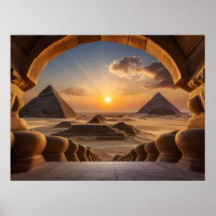 Pyramiden von Ägypten Poster