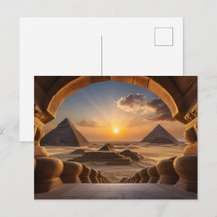 Pyramiden von Ägypten Postkarte
