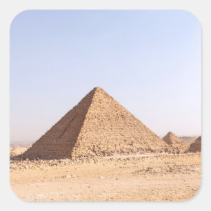 Pyramiden von Ägypten Quadratischer Aufkleber