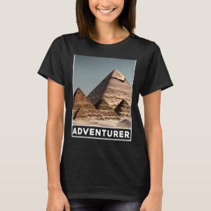 Pyramiden von Gizeh Kairo Ägypter Abenteurer T-Shirt
