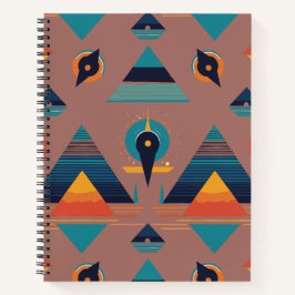 Pyramidenheft Notizbuch