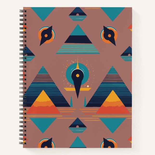 Pyramidenheft Notizbuch (Vorderseite)