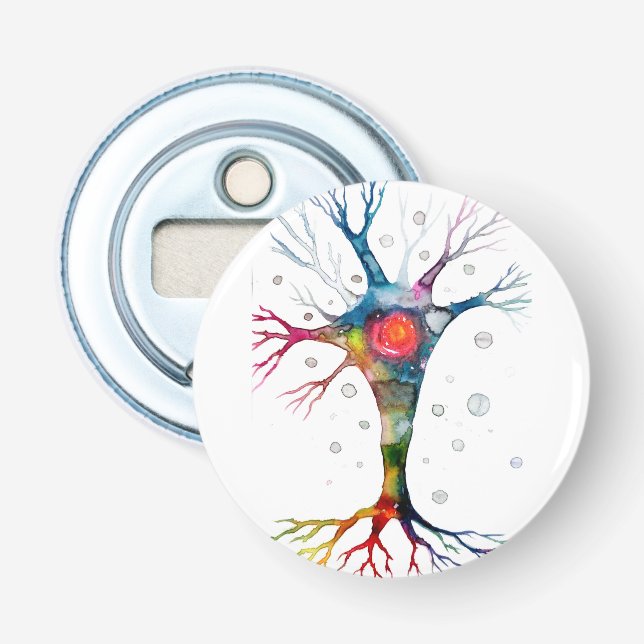 Pyramidenneuron im Neocortex Flaschenöffner (Vorderseite)