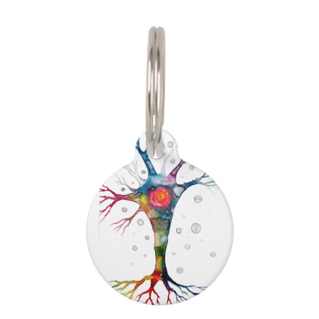 Pyramidenneuron im Neocortex Haustiermarke (Vorderseite)