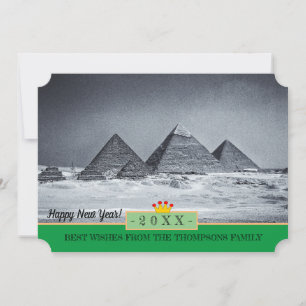 Pyramides, Le Caire et Bonne Année ! Carte /Égypte