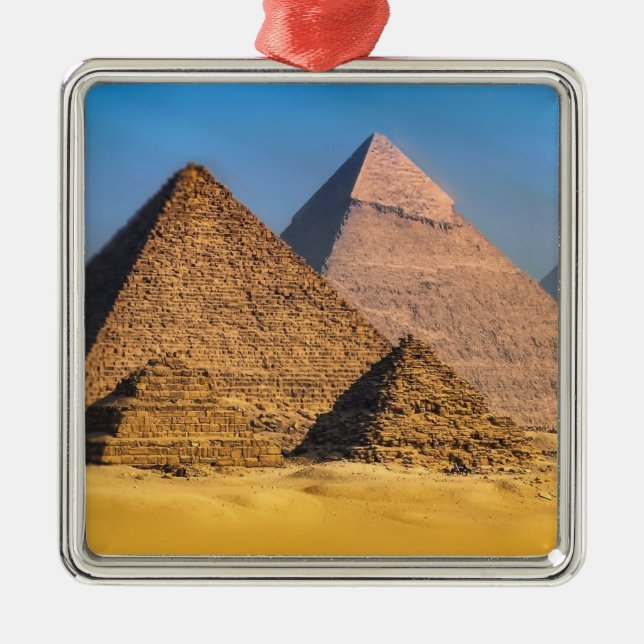 Pyramides Ornement métallique (Devant)