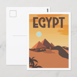Pyramids Ägypten Berühmte Sehenswürdigkeiten Postkarte