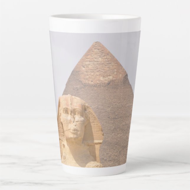 Pyramids Sphinx Ancient Ägypten Souvenir Milchtasse (Vorderseite)