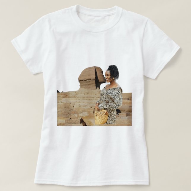 Pyramids Sphinx Ancient Ägypten Souvenir T-Shirt (Design vorne)