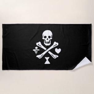 Pyrate Saga Jolly Roger Strandtuch