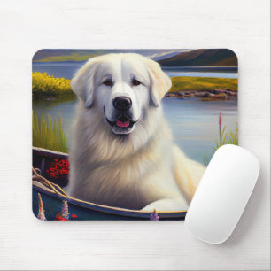 Pyrenäen auf dem Paddel: Ein landschaftliches Aben Mousepad