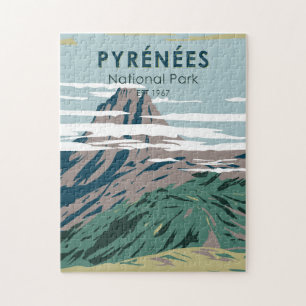 Pyrenäen Nationalpark Frankreich Vintage 