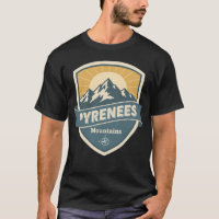 Pyrenäen Vintage-Abzeichen