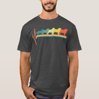 Pyrenäenberg Hund Herzschlag Vintag 1 T-Shirt