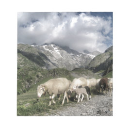 Pyrenäenlandschaft Notizblock