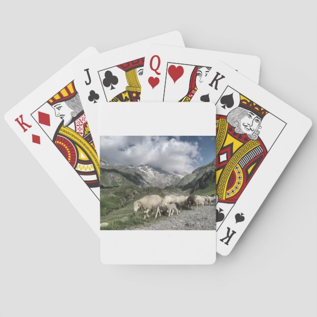 Pyrenäenlandschaft Spielkarten (Rückseite)