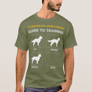 Pyrenäischer Schäferführer zum Training des Hun T-Shirt