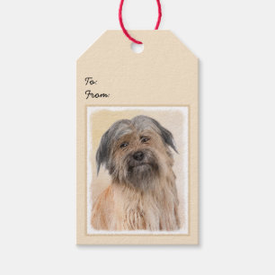 Pyrenean Shepherd Malerei - Niedliche Original Dog Geschenkanhänger