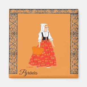 Pyrénées Orientales, Frankreich Magnet