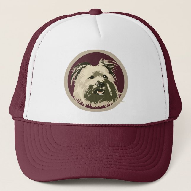 PYRENEES SHEEPDOG TRUCKERKAPPE (Vorderseite)
