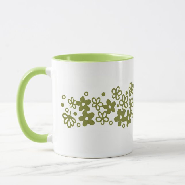 Pyrex Crazy Daisy Mug (Gauche)
