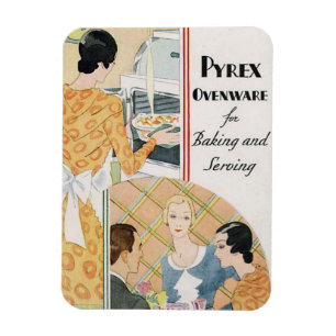 Pyrex--Es ist nicht gerade für das Backen! Magnet