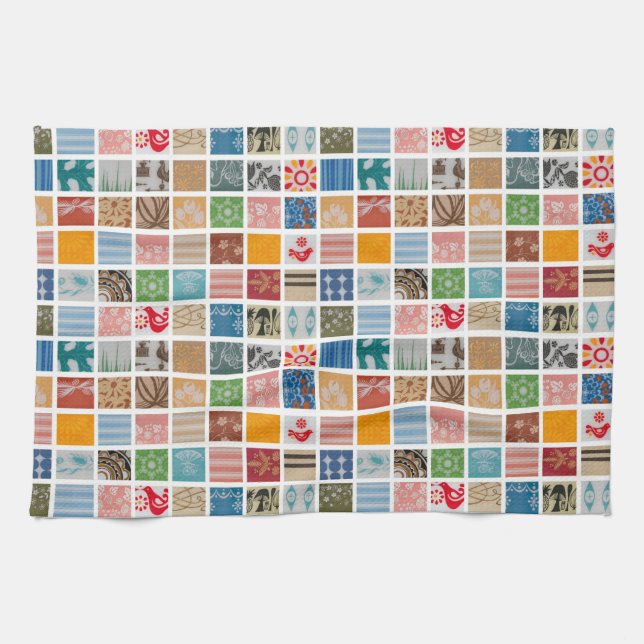 Pyrex-Muster-Küchenhandtuch Geschirrtuch (Horizontal)