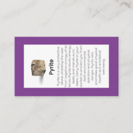 Pyrite Crystal Meaning Juwelier Display Visitenkarte