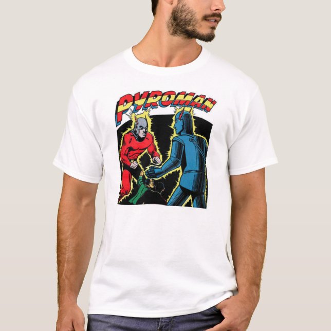 Pyroman Comic-T-Shirt T-Shirt (Vorderseite)