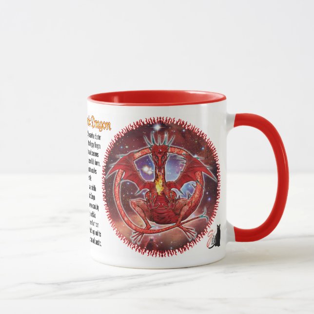 Pyrope Cosmic Dragon Tasse (Rechts)