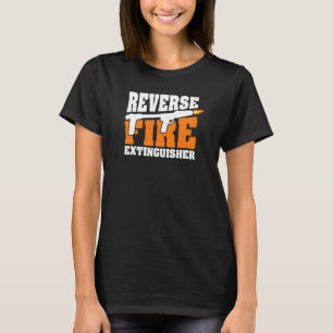 Pyrotechnik Flammenmaschine Flammenwerfer Waffe Fl T-Shirt