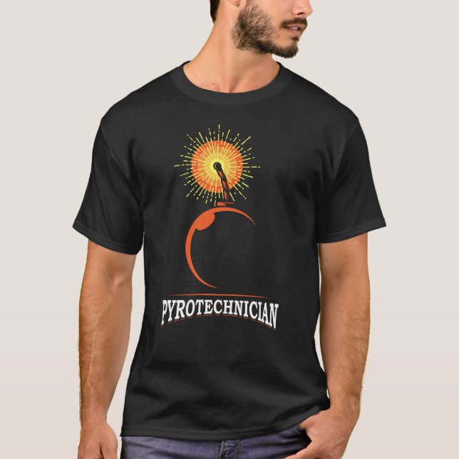 Pyrotechniker Crew Pyrotechnik Pyrotechnik Pyrosho T-Shirt (Vorderseite)