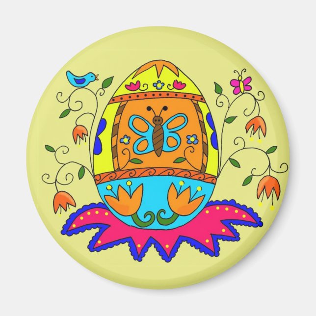 Pysanka Spring Magnet (Vorne)