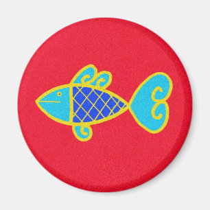 Pysanka Symbol: Fische Magnet