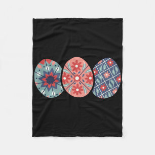 Pysanky Ostereier Langarmshirt Fleecedecke