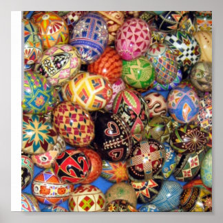 Pysanky - Ukrainische Ostereier Poster