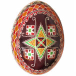 Pysanky (ukrainisches Ei) Verzierung Fotoskulptur Ornament<br><div class="desc">Pysanka (plural Pysanky) ist ein ukrainisches Osterei, verziert unter Verwendung einer Wachswiderstehen Batikmethode. Die schönen traditionellen Entwürfe sind vom Symbolismus und von der Bedeutung voll. Pysanky werden gewöhnlich gemacht, gegeben zu werden den Familienmitgliedern und respektierten Außenseitern. Zu ein pysanka zu geben ist ein symbolisches Geschenk des Lebens zu geben. Sehen...</div>