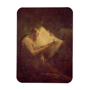 Pythagoras (6. Jahrhundert BC) (Öl auf Leinwand) Magnet