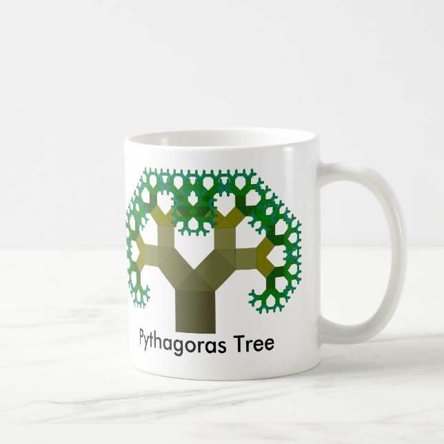Pythagoras-Baum Kaffeetasse (Rechts)