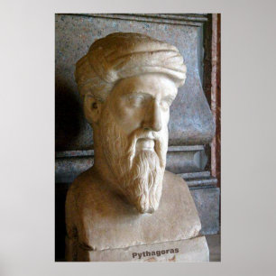 Pythagoras / Griechischer Philosoph / Poster