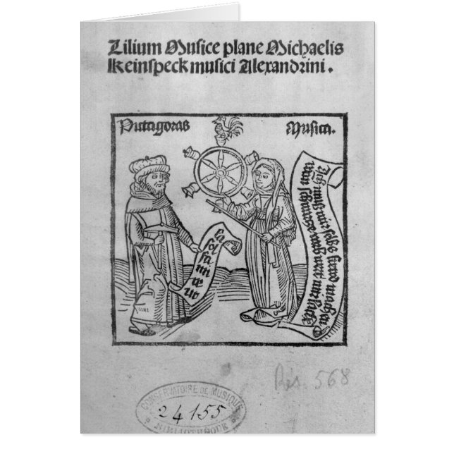 Pythagoras und Musik (Vorne)
