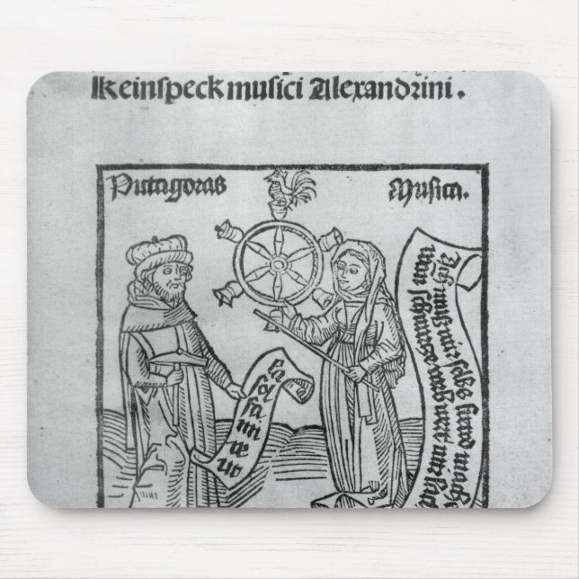 Pythagoras und Musik Mousepad (Vorne)