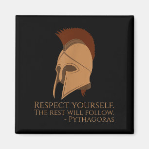 Pythagoras Zitat Antike griechische Philosophie -  Magnet