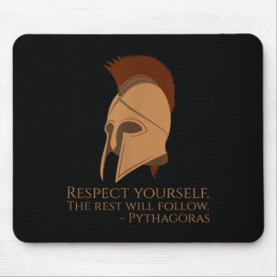 Pythagoras Zitat Antike griechische Philosophie -  Mousepad