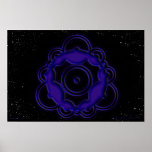 Pythagorean Trigonometric Space Time Field Poster