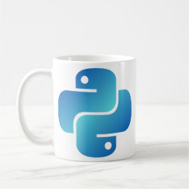 Python-blaues Logo Kaffeetasse