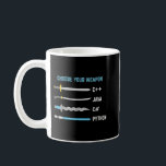 Python Choose Your Weapon - Funny Computer Science Kaffeetasse<br><div class="desc">Python Choose Your Weapon - Funny Computer Science</div>
